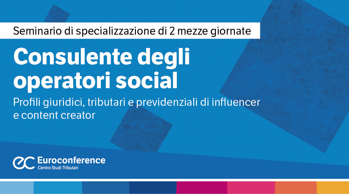 Immagine Consulente degli operatori social | Euroconference